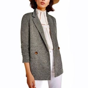Anthropologie Cambridge Knit Blazer